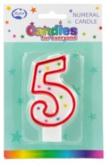 Picture of CANDLES ALPEN NUMERALS NO.5