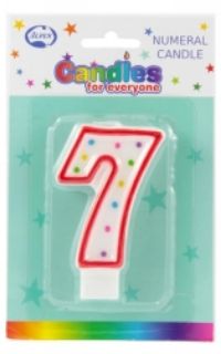 Picture of CANDLES ALPEN NUMERALS NO.7