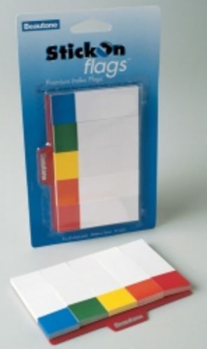 Picture of INDEX FLAGS STICK ON BANTEX 25X76MM PK25