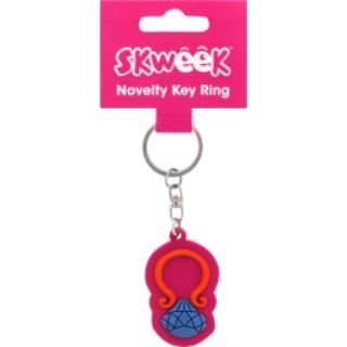 Picture of KEY RING SKWEEK NOVELTY RUBBER PINK