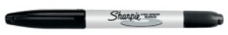 Picture of MARKER SHARPIE CD/DVD TWIN TIP BLACK