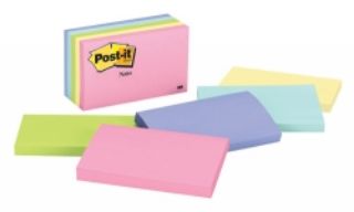 Picture of NOTES POST-IT 655-5 73X123 ASST PASTEL P
