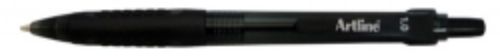 Picture of PEN ARTLINE BP 8410 RETRACT MED BLACK