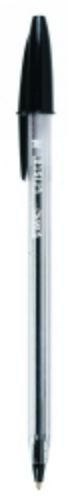 Picture of PEN BIC BP CRISTAL MED BLACK BX12