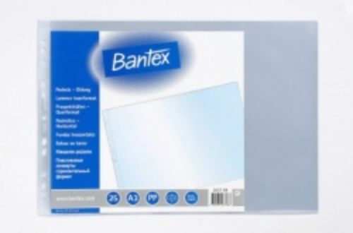 Picture of SHEET PROTECTORS BANTEX A3 LANDSCAPE 120