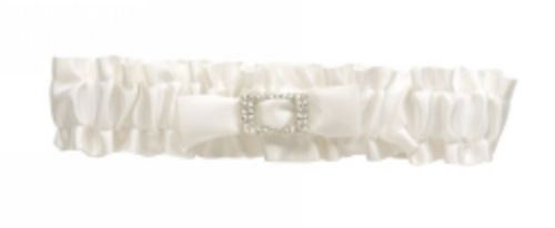 Picture of WEDDING GARTER ME DIAMANTE BROOCH & BOW