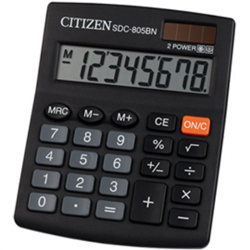 Picture of CALCULATOR CITIZEN SDC 805