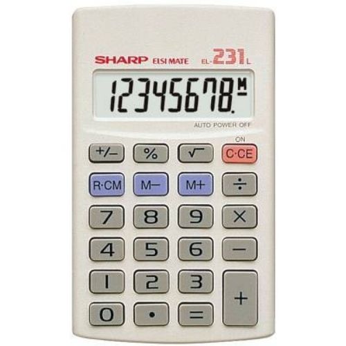 Picture of CALCULATOR SHARP EL231 LB