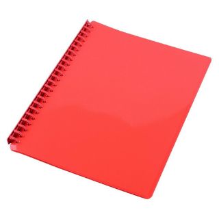 Picture of DISPLAY BOOK A4 REFILLABLE GLOSS RED 20P