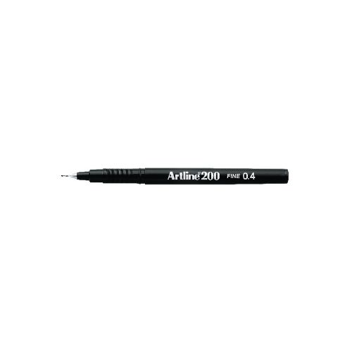 Picture of MARKER ARTLINE 200 FINE BLACK 0.4MM